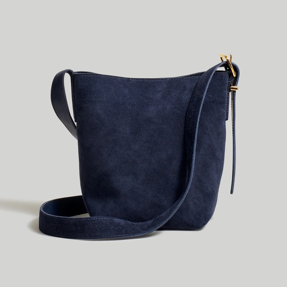 Madewell The Essential Mini Bucket Tote Deep Indigo